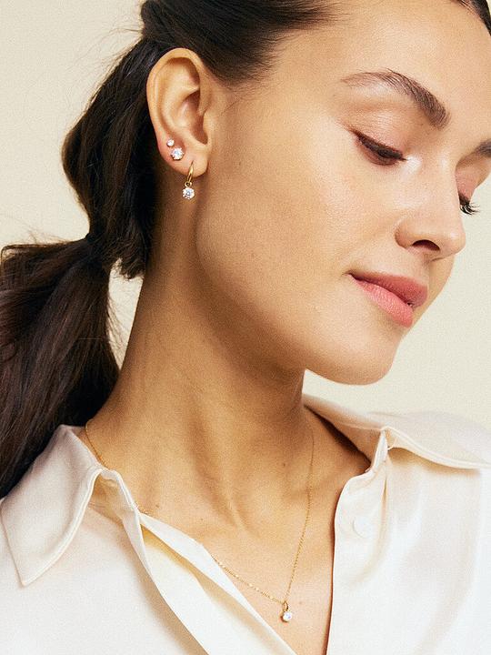 Produktbild Edblad Ohrringe CROWN HOOPS (Edelstahl)