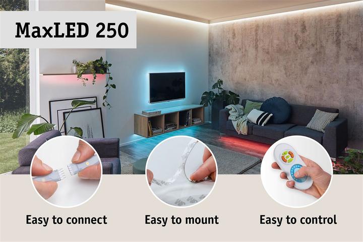 Produktbild Paulmann MaxLED 250 Stripe (Warmweiss, Neutralweiss, Kaltweiss, 100 cm, Indoor)