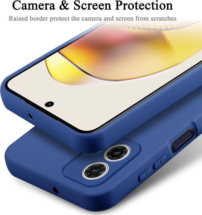Actual product image Cadorabo Case for Motorola Moto G73 TPU in liquid protection silicone design (Motorola Moto G73)