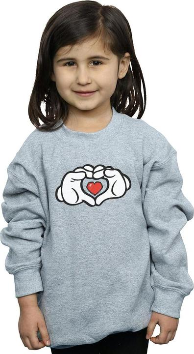 Produktbild Disney Mickey Mouse Heart Hands Sweatshirt Mädchen (140, 146)