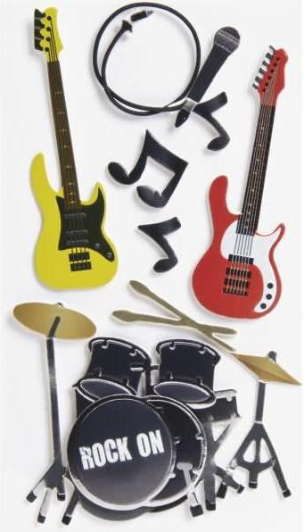Produktbild Heyda Motivsticker Rock Band