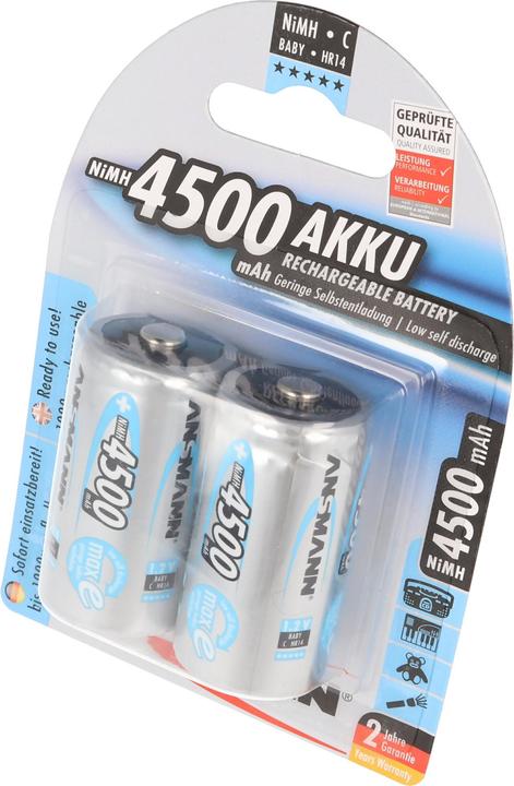 Actual product image Ansmann Baby C (2 pcs., C, 4500 mAh)