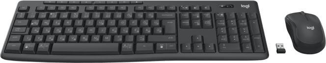 Produktbild Logitech MK370 Combo for Business - GRAPHITE - (HEB) - INTNL-973 (Eng. Int., Kabellos)
