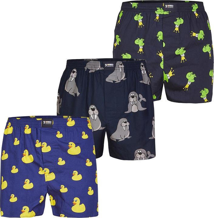 Produktbild Happy shorts Boxer Print Sets (XL, 3er Pack)