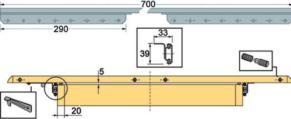 Immagine prodotto Werkstarck Estensioni della tabella (1 pz.)