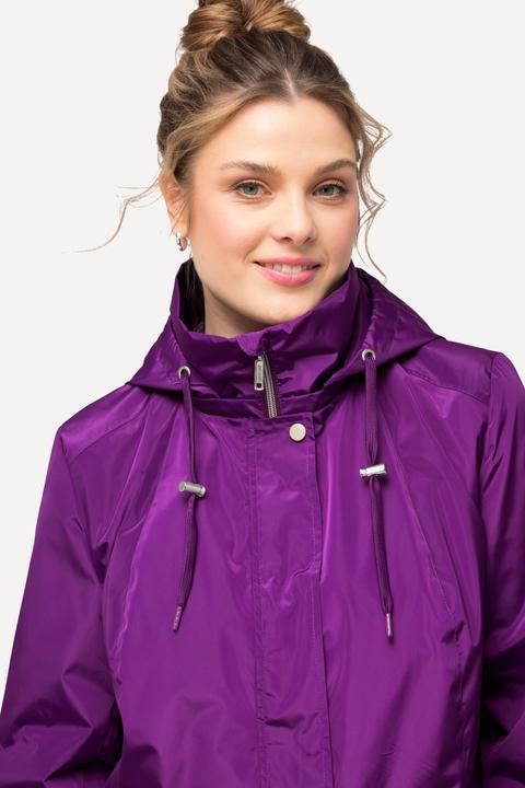 Produktbild Ulla Popken HYPRAR Windbreaker-Jacke, wasserabweisend, Kapuze (46, 48)