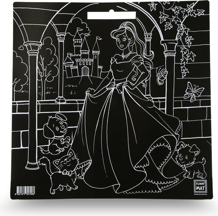 Produktbild Funny Mat Abwaschbare Malmatte - Prinzessin
