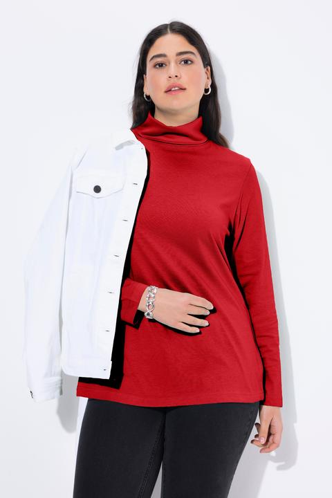 Produktbild Ulla Popken Shirt, Rollkragen, Slim, Langarm (62)