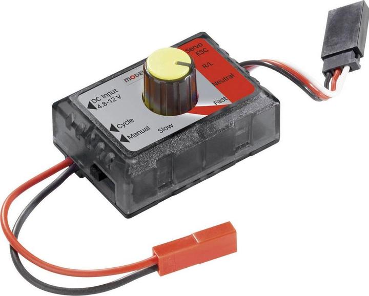 Actual product image Modelcraft Servo tester (L x W x H) 45 x