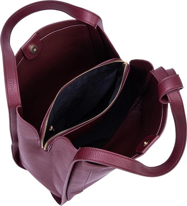 Actual product image Diana & Co Damen Schultertasche - Modell Erisia Lux - 100% Polyurethan - 33.0 X 29.0 X 13.0 Cm