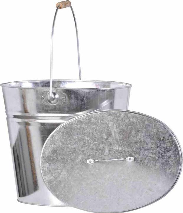 Produktbild FireFix Ascheeimer 12,5l oval verzinkt