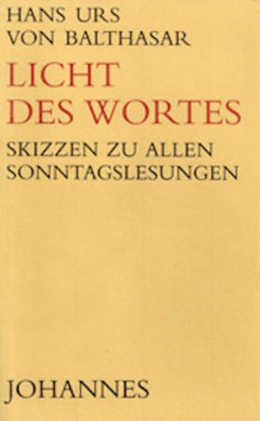Produktbild Licht des Wortes (Deutsch, Hans U von Balthasar, 2012)