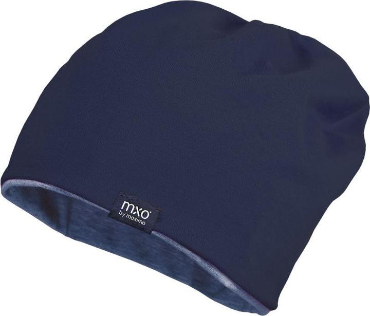 Produktbild Maximo Wende-Beanie mit UV-Schutz - navy/bluemeliert