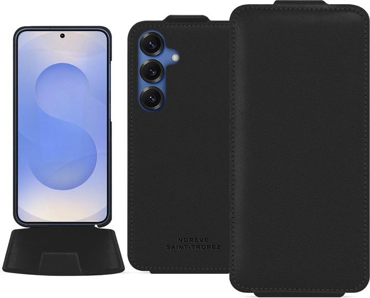 Actual product image Noreve Vertical leather shell (Samsung Galaxy S25)