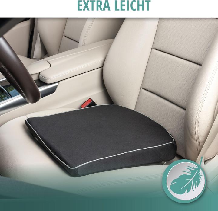 Image du produit Walser Cale de voiture Joe, coussin de siège ergonomique Cale de voiture 37,5 x 33,5cm