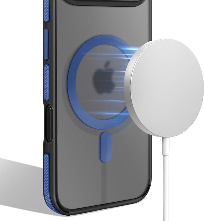 Actual product image OEM Back panel cover Case NEO for IPHONE 17 Air compatible with MagSafe blue (Apple iPhone Air)