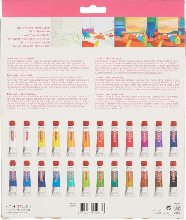 Produktbild Talens Acrylmalset 24x12ml (Mehrfarbig, 12 ml)