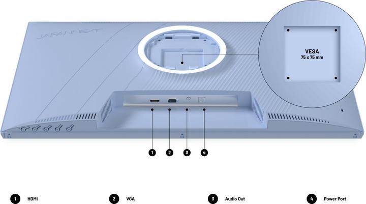 Image du produit Japannext 60,5cm JN-I238FHD120F-HSP-BB 16:9 HDMI blau FHD (1920 x 1080 pixels, 23.80")