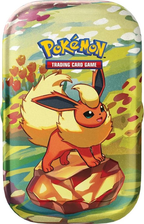 Actual product image Pokémon Prismatic Evolutions (German, Tin)