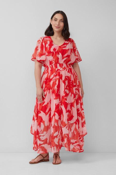 Image du produit S.Oliver Kleid Maxikleid aus Chiffon mit gesmokter Taille (48)