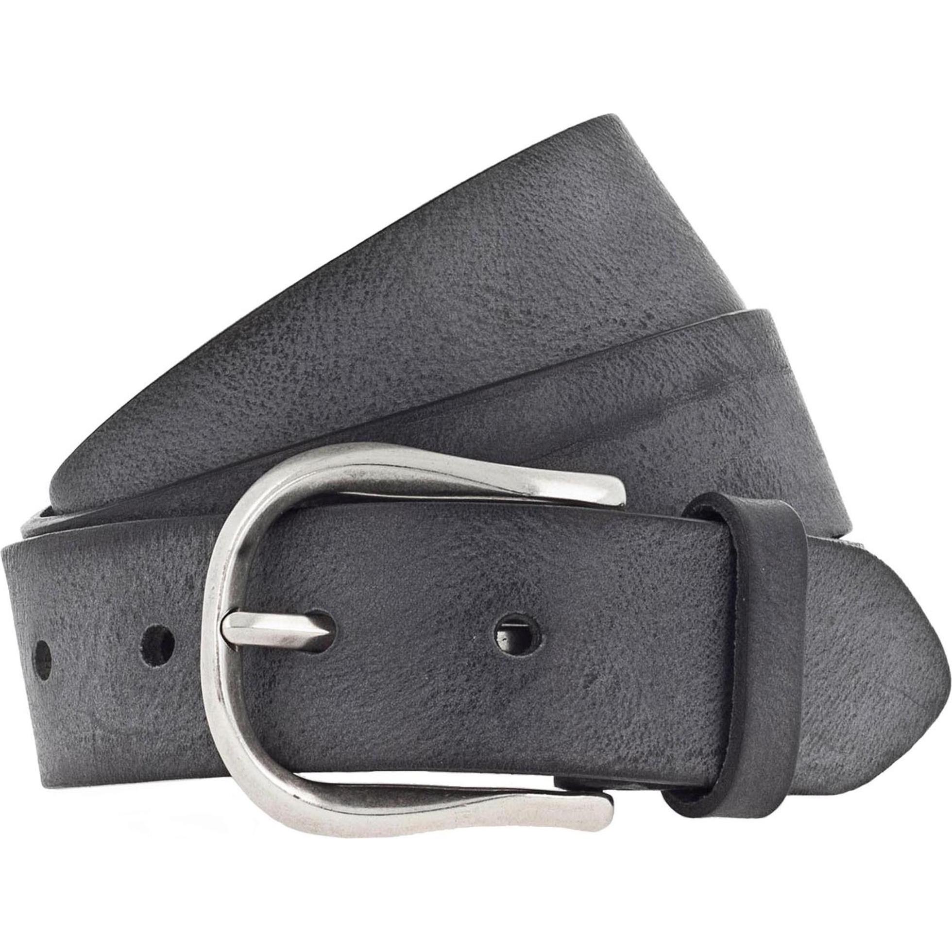 Vanzetti, Damen, Gürtel, Gürtel Leder, Schwarz, (85)