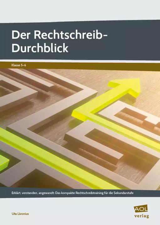 Produktbild Der Rechtschreib-Durchblick (Deutsch, Uta Livonius, 2018)