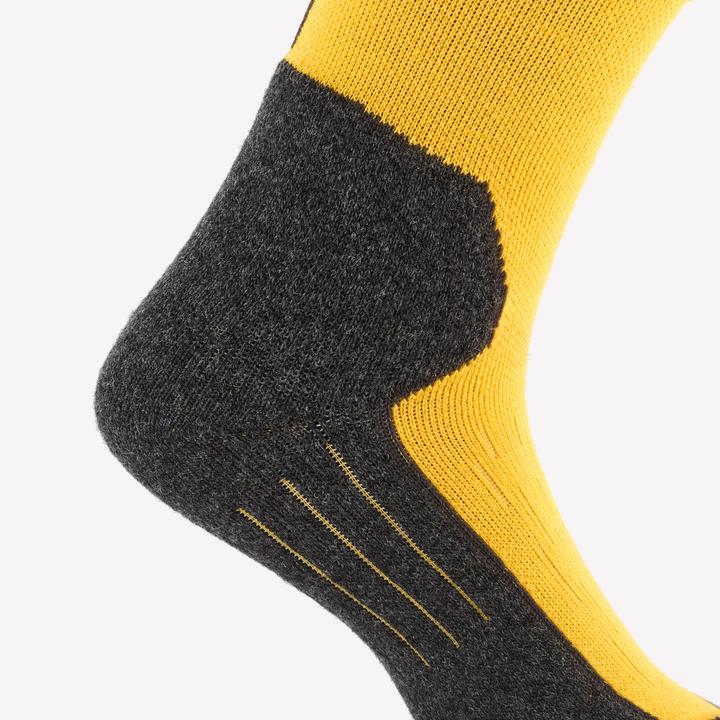 Image du produit Wedze Chaussettes de ski Chaussettes de snowboard adultes - 100 jaune/noir (43 - 46)