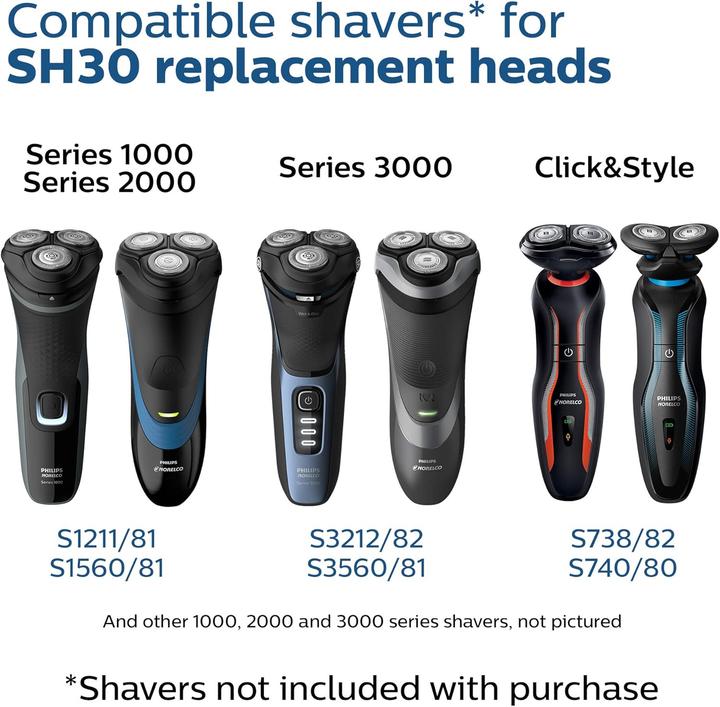 Productafbeelding Philips Scheerapparaat Series SH30/52 (3 x)
