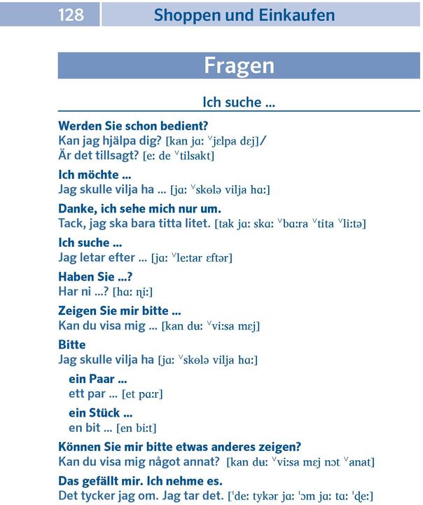 Produktbild Pocket-Sprachführer Schwedisch (Deutsch, Schwedisch, 2018)