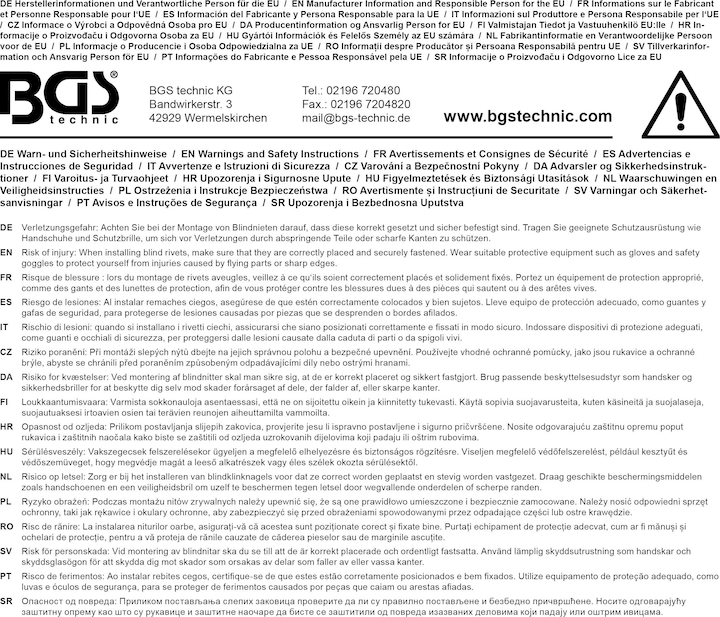 Produktbild BGS Blindnieten-Sortiment