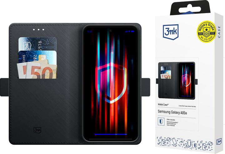 3MK Portafoglio Sam A05s czarny/nero (Samsung Galaxy A05s)