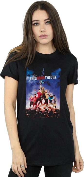 Produktbild Dam Charakter Poster Baumwolle Boyfriend TShirt (L)