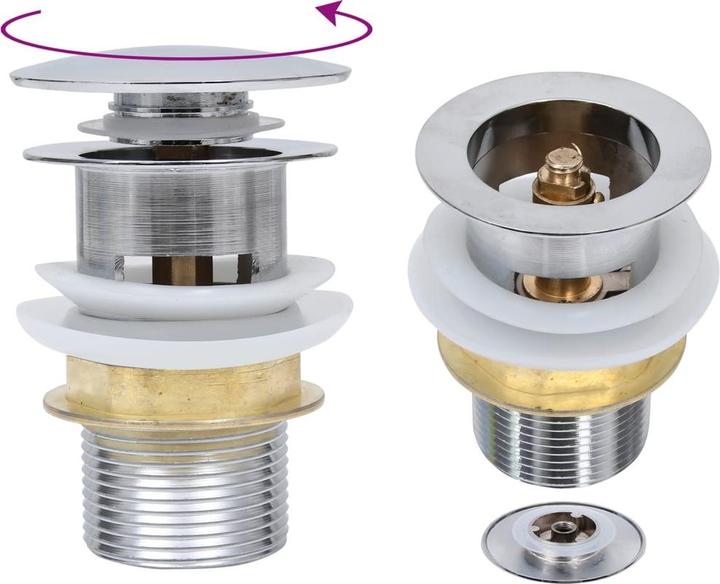 Actual product image vidaXL Waschbecken (420 mm, 420 mm)