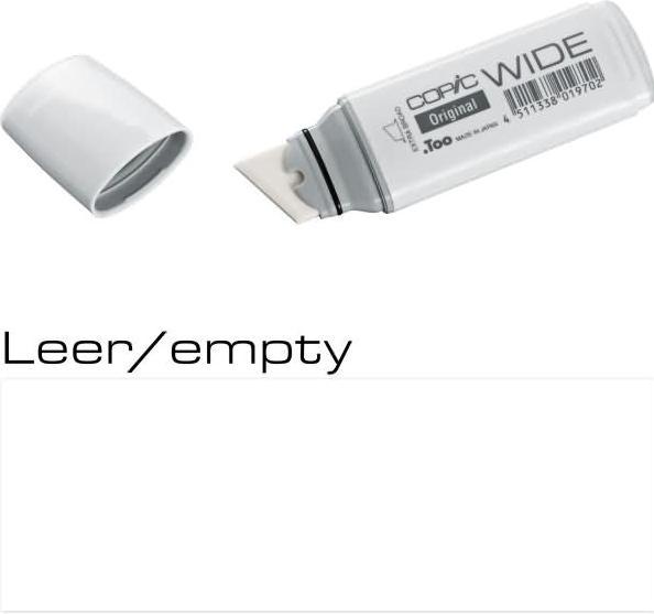 Actual product image Copic Blank marker Wide 21mm