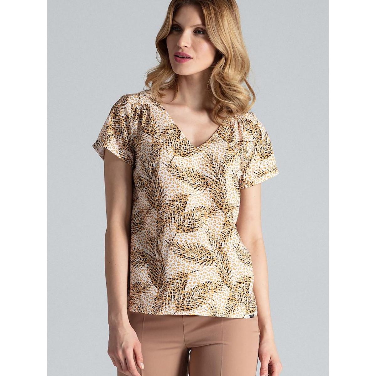 Figl, Damen, Bluse, Bluse, Mehrfarbig, (XL)