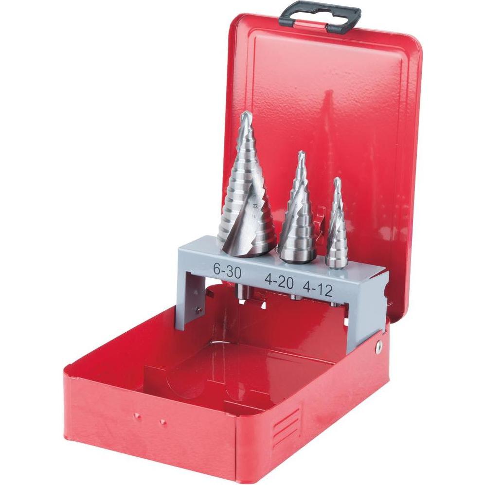 KS Tools, Bohrereinsatz, HSS CO 5 Stufenbohrer (6 - 30, 4 - 12, 4 - 20)
