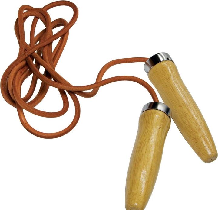 Produktbild Fitness First Leather Jumprope (244 cm)