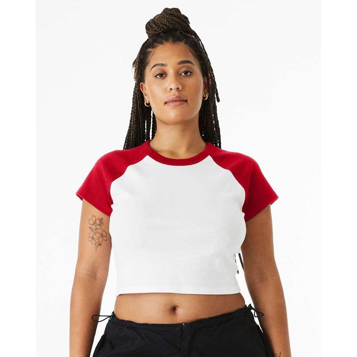 Produktbild Bella Canvas Micro Rib Raglan Baby Tee (XXL)
