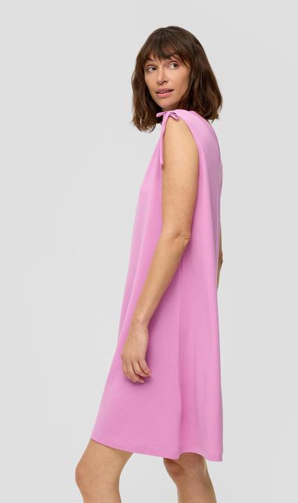 Produktbild S.Oliver Kleid Kleid mit V-Ausschnitt und Binde-Detail (40)