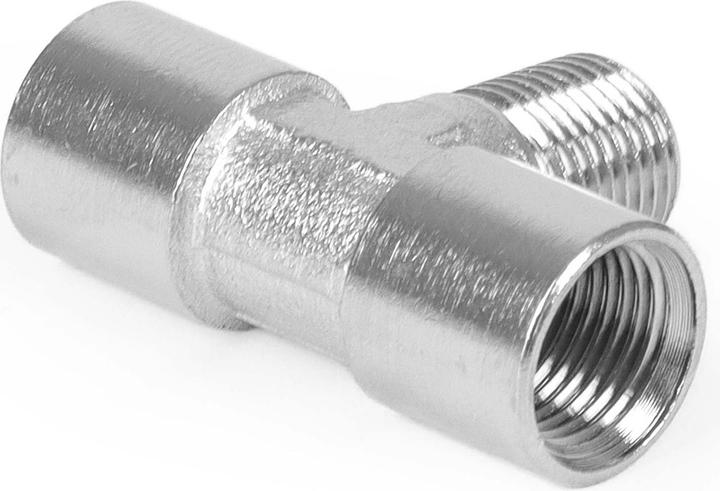 Produktbild Wiltec Airbrush Adapter T-Stück Ersatzteil 2xIG 1xAG 9,51mm (1/8") Verteiler Zubehör