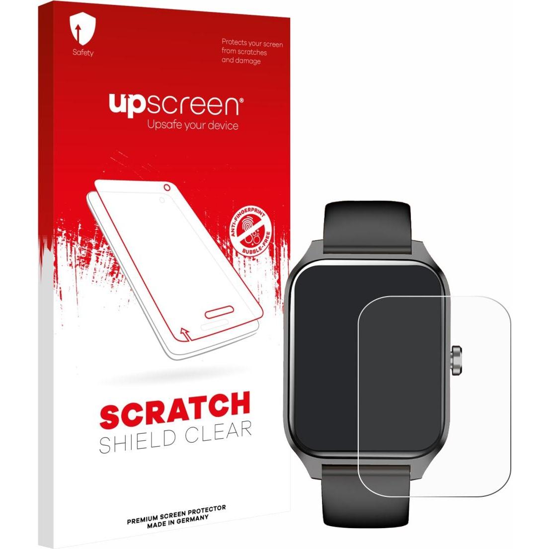 upscreen Schutzfolie Displayschutz Displayschutzfolie Folie Klar Transparent, Smartwatch Schutzfolie, Transparent
