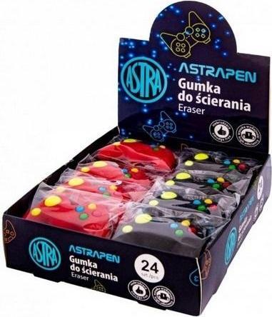 Astra Spieler-Radiergummi (24 Stück)