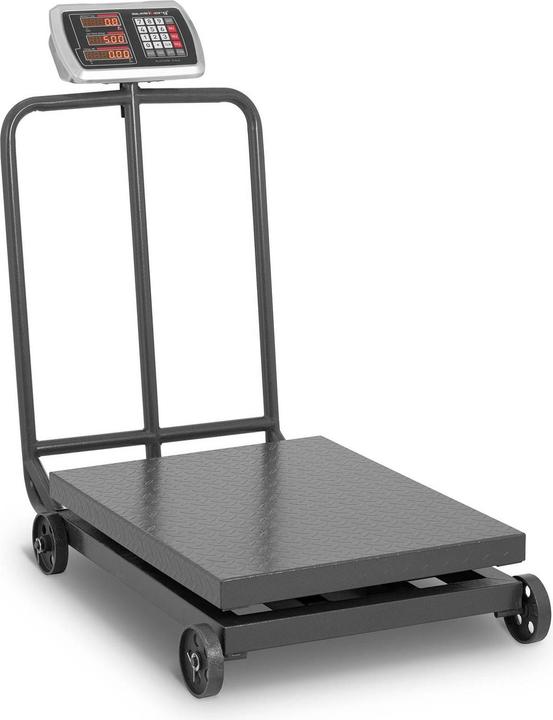 Immagine prodotto Steinberg Bilancia a piattaforma - 600 kg / 100 g - con ruote - display LED