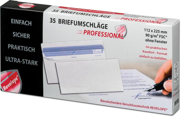 Actual product image Mailmedia Envelopes Professional Format: 112 x 225 mm, without window (35 x)