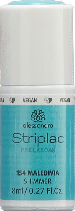 Produktbild Alessandro Striplac Peel or Soak - Maledivia (154 Maledivia, Abziehbarer Nagellack)