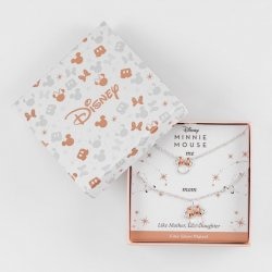 Produktbild NoName MINNIE - Set Maman & Fille - 2 Colliers en Laiton Plaqué Argent (Sterling Silber)