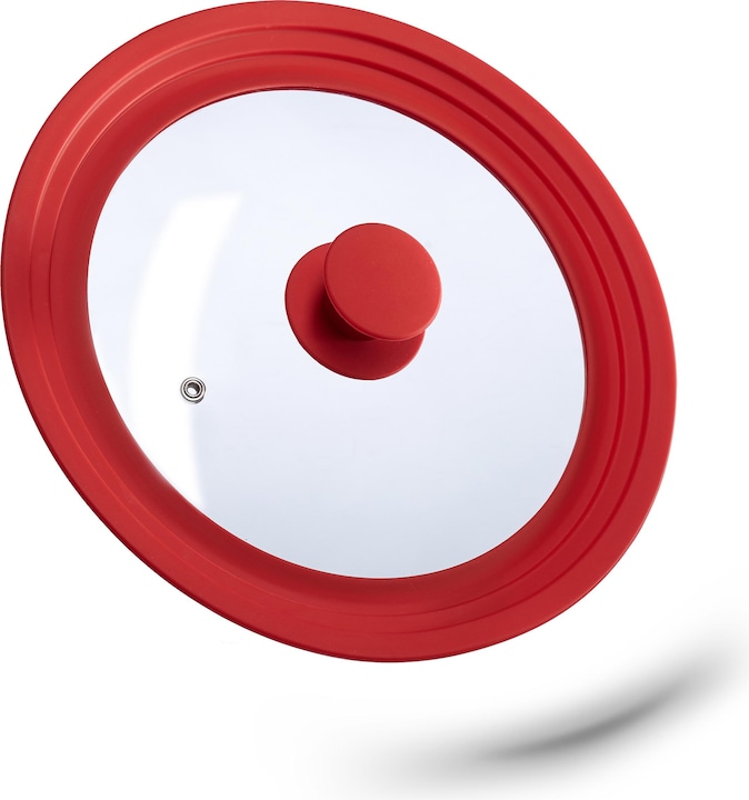 Actual product image Relaxdays Saucepan Lid Universal, Glass Cover (26 cm, Glass)