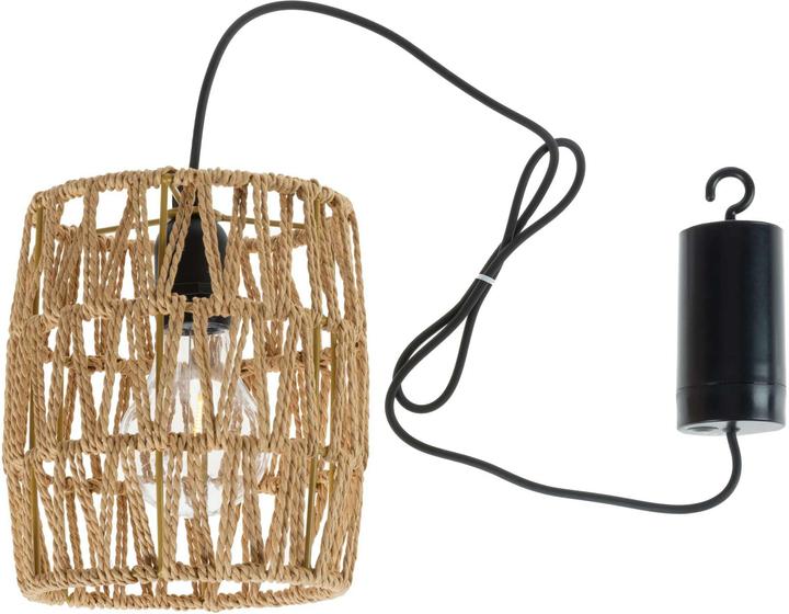 Actual product image Cocon Pendant light with rattan shade