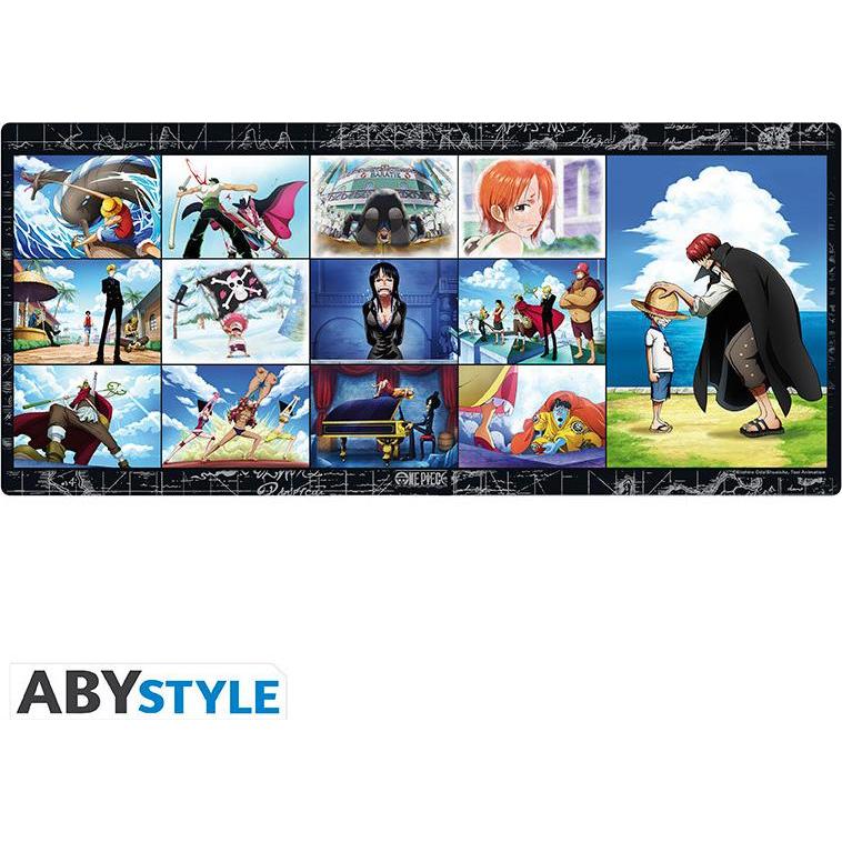 Abystyle Multicolore One Piece Tappetino Mouse Xxl: Strawhat Crew 90X40cm (Xxl), Tappetino Mouse,