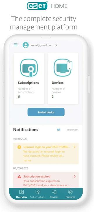Produktbild ESET ESD HOME Security Premium 3 Users 2 Years